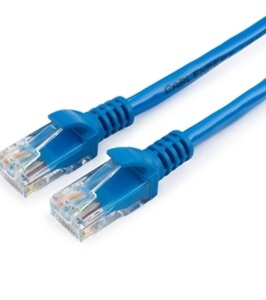 Патч-корд UTP Cablexpert PP6U-0.25M/BK cat.6, 0.25м, литой, многожильный, черный
