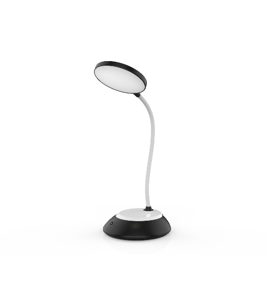 Светодиодная настольная лампа Ambrella light DE601 BK/WH черный/белый LED 2800-6500K 5W