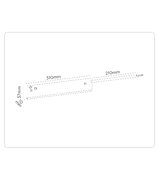 Блок питания GL2061 BK черный IP20 100W 48V 200*10*37