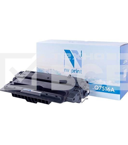 Картридж лазерный NVPrint совместимый HP Q7516A для LJ 5200 (12000k)