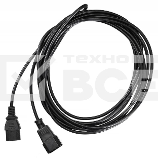Кабель-удлинитель питания Buro AN23-1008-5 IEC320-C13/IEC320-C14 5м