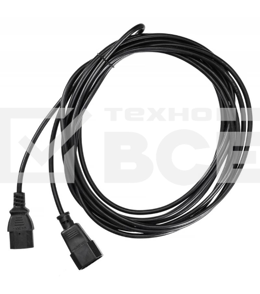 Кабель-удлинитель питания Buro AN23-1008-5 IEC320-C13/IEC320-C14 5м