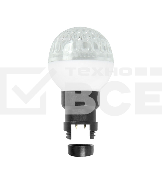 Лампа LED строб вместе с патроном для белт-лайта Ø50мм белая