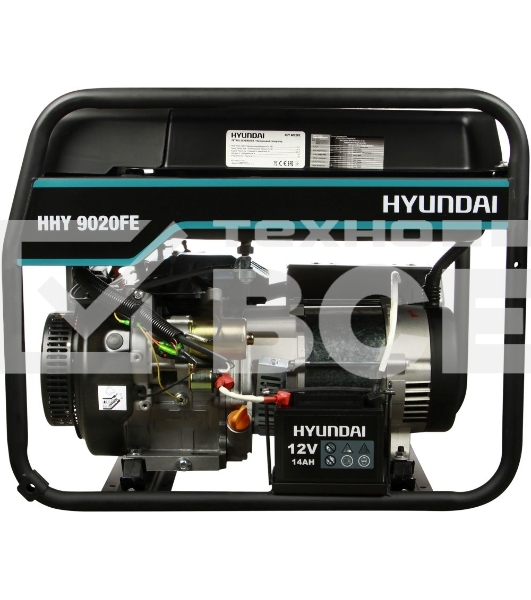 Электрогенератор бензиновый Hyundai HHY 9020FE, 6.5 кВт, 74 дБ, 85 кг