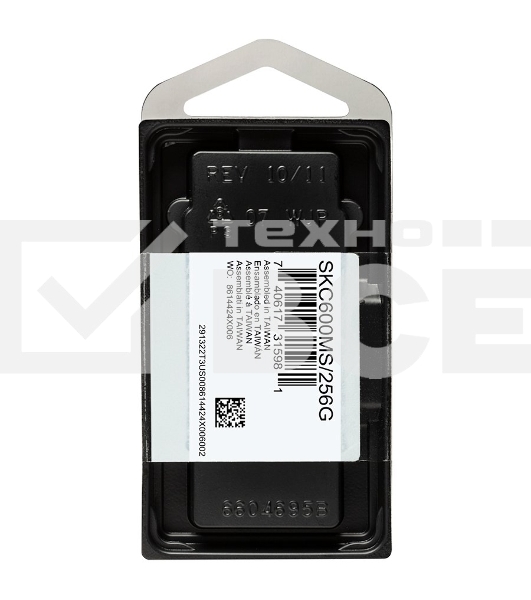 Накопитель SSD Kingston KC600, 256GB, mSATA, R/W 550/500