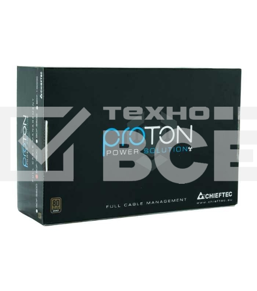 Блок питания Chieftec BDF-750C, 750Вт 80 PLUS Bronze, 140мм, модульный, черный