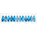 Клеммная винтовая колодка KВ-25 10-25, ток 60 A, полиэтилен синий Rexant (10 шт./уп.), фото3