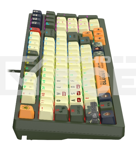 Клавиатура A4Tech Bloody S98 Aviator механическая зеленый USB for gamer LED (S98 AVIATOR)