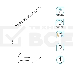 Светильник Gauss GT2041 настольный на подставке белый 10Вт, фото4