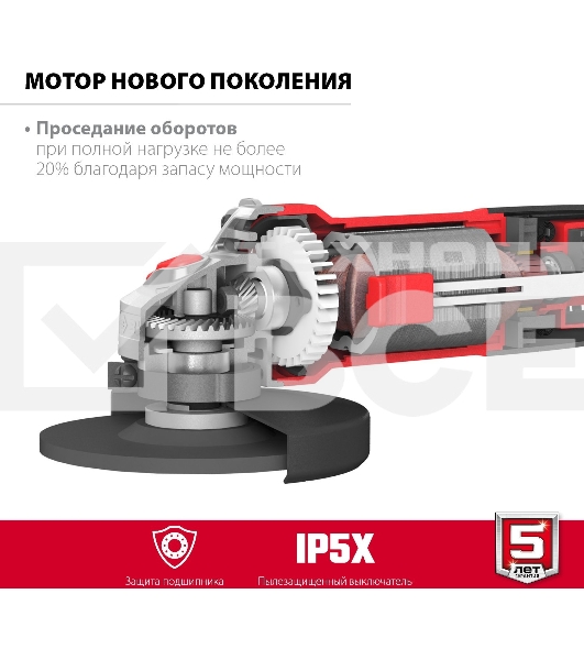 Угловая шлифовальная машина ЗУБР 115 мм, 800 Вт, компакт.