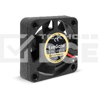 Вентилятор для корпуса ExeGate ExtraPower EP04010S2P-5 черный, 40 мм, 7500 об/мин, 35 дБ, 2 pin