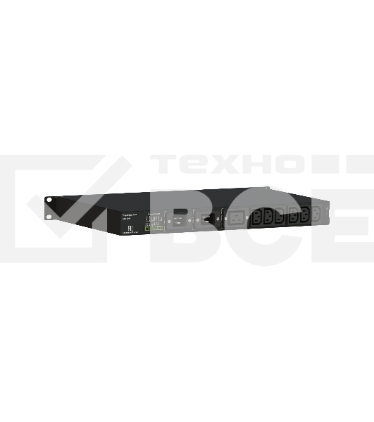 Автоматический ввод резерва Elemy ATS-1203/16/S/E/DO, 1U, 220B, 16A, Ethernet, Digital Output, in (2) C20, out (1) C19 (6) C13