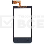 Сенсорное стекло (тачскрин) для HTC Desire 300, черное, фото2