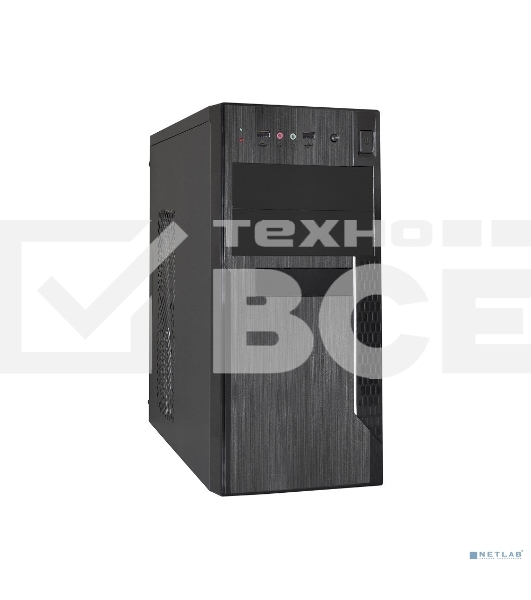 Компьютерный корпус Exegate EX283245RUS  Minitower ExeGate MA-373X-600W-12 (mATX, БП UN600 с вент. 12см, 2*USB, аудио, черный)