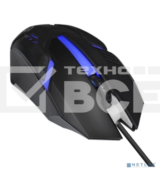 Мышь проводная ExeGate Gaming Standard Laser GML-17 черный, 1200 dpi, USB, кнопки - 3