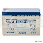 АКБ свинцово-кислотная SKAT SB 1209S тип AGM 12V 9Ач I зар. 2,6 А (ножевые клеммы) (8970), фото6