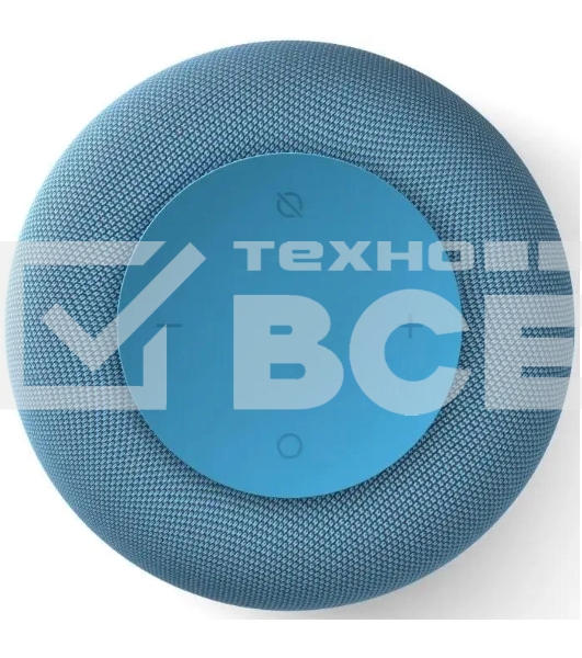 Умная колонка VK Капсула Мини 5Вт, с голосовым ассистентом Маруся, с LED-часами, морской синий (MRC02BL)