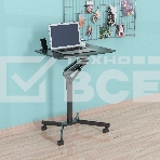 Стол для ноутбука Cactus VM-FDS101B столешница МДФ черный 70x52x105см (CS-FDS101BBK), фото4