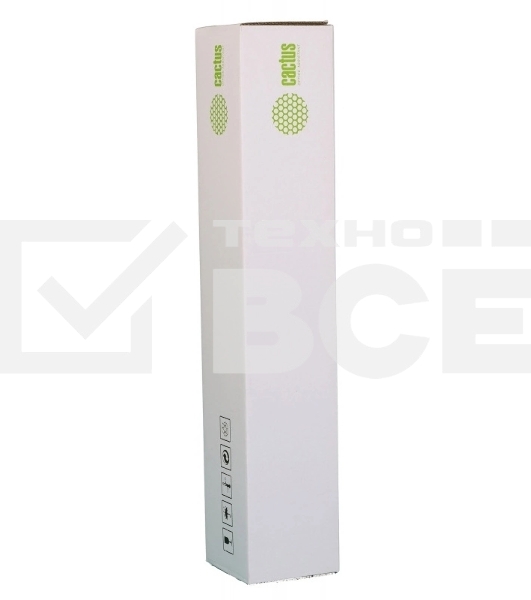 Бумага Cactus CS-LFP80-841175 A0 841мм-175м/80г/м2/белый CIE171% инженерная бумага втулка:76.2мм (3