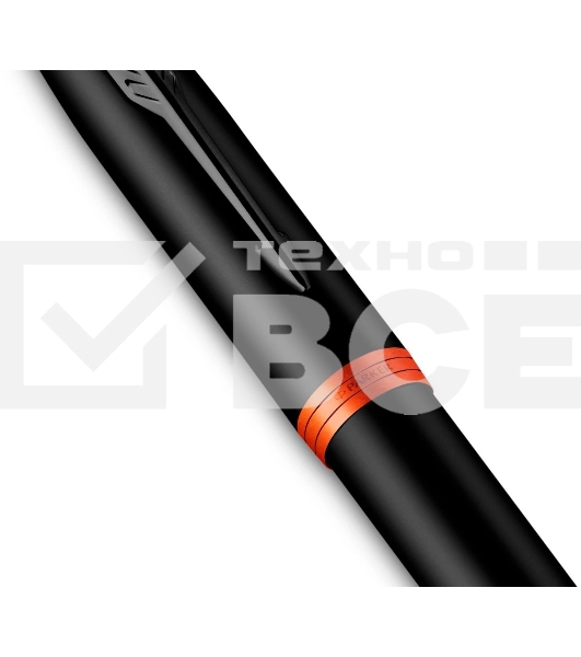 Ручка перьевая Parker IM Vibrant Rings F315 (2172943) Flame Orange PVD F сталь нержавеющая подар.кор.