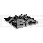 Варочная поверхность Kuppersberg FG 67 B газ, High-Tech, автоматический электроподжиг, газ-контроль, материал решеток чугун, форсунки под сжиженный газ, мощность конфорок 1., 1.75, 3, 4 кВт, цвет черный, фото6
