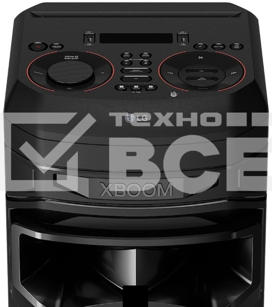 Минисистема LG XBOOM RNC9 черный 1000Вт FM USB BT