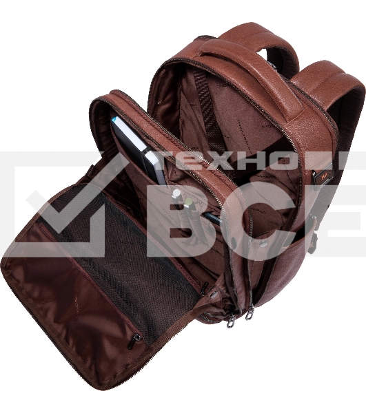 Рюкзак мужской Piquadro Cronus CA6690S134BM/M коричневый кожа