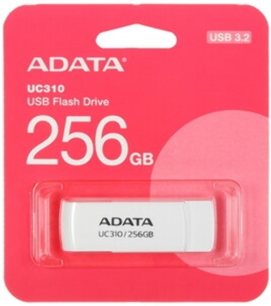 Флешка USB ADATA UC310 (UC310-256G-RBK), 256Gb, USB 3.2 Gen1, R/W 100/30, черный