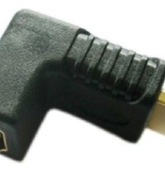 Удлинитель HDMI папа-мама угловой влево