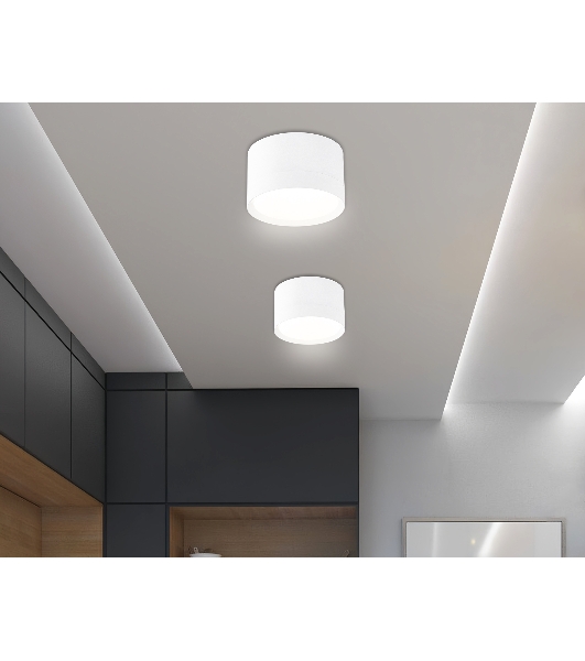Светильник Ambrella light TN52351 WH белый GX53 max 12W D83*50