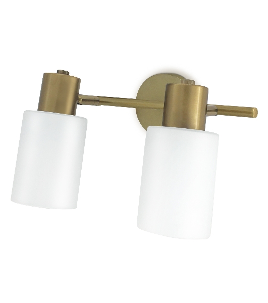 Светильник Ambrella light TR3969/2 BS/FR латунь/белый матовый  E27*2 max 40W 260*80*210