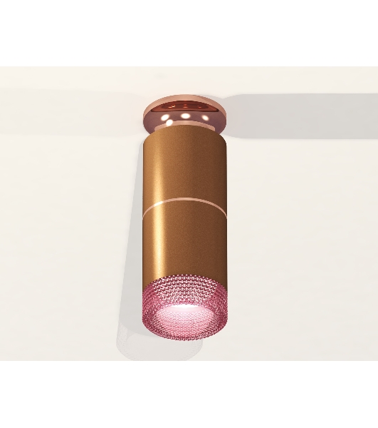 Светильник Ambrella Light XS6304211 SCF/PPG/PI кофе песок/золото розовое полированное/розовый MR16 GU5.3