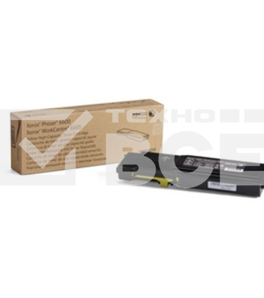 Картридж лазерный XEROX 106R02235 желтый для XEROX Phaser 6600/WC 6605 (6000 стр)(Channels)