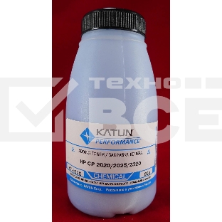 Тонер HP CP2020/2025/CM2320 Cyan, химический (фл.80г.) Katun фас. России
