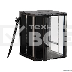 Шкаф настенный Hyperline TWB-0645-GP-RAL9004 19-дюймовый (19
