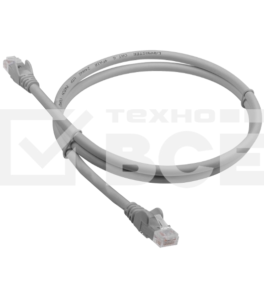 Патч-корд LANMASTER LSZH UTP кат.6, 7.0 м, серый