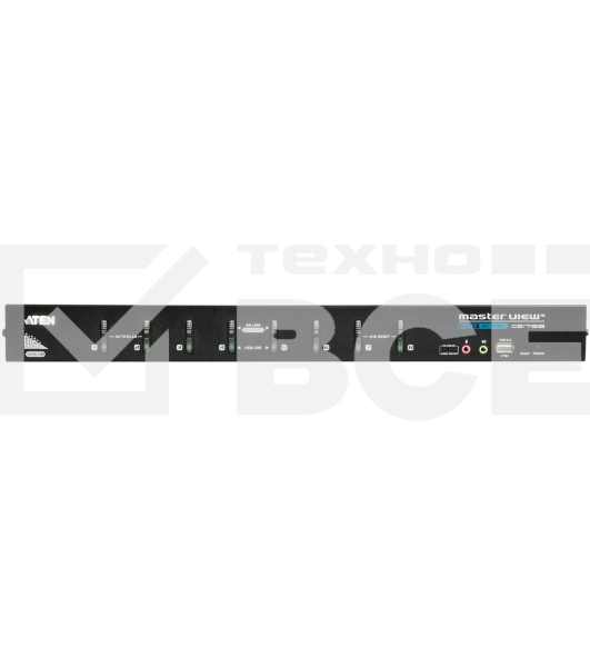 Переключатель-KVM 8-портовый, VGA/SVGA/DVI+KBD+MOUSE, 1) 8 компьютеров/блоков/портов/port USB, без шнуров, (19