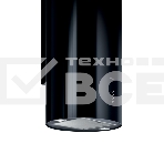 Вытяжка каминная Jet Air PIPE BL/A/43/43 см, кнопочное управление, 1200 куб. м., черная, фото 1