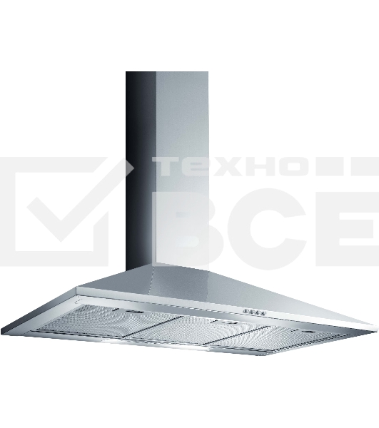 Вытяжка купольная Jet Air GAIA IX/A/90 / 650 куб.м., кнопочное управление, нержавеющая сталь