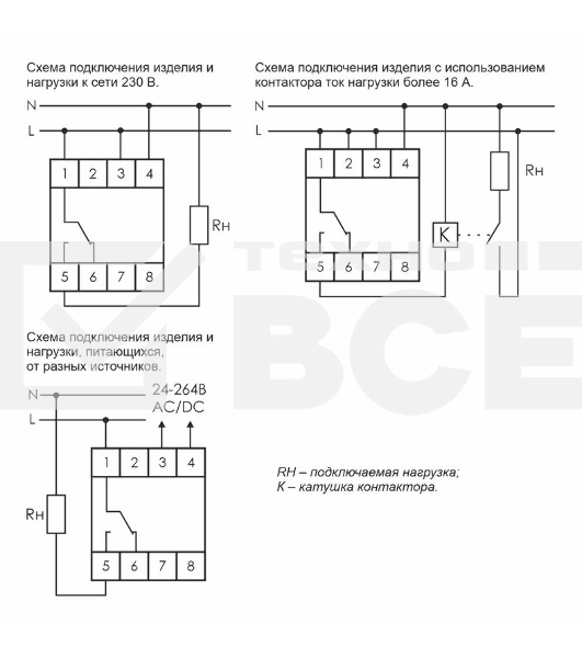 Реле времени PCZ-521 (1канал-125пар вкл. /выкл. сут. /нед. циклы 24-264В AC/DC 16А 1перекл. IP20 монтаж на DIN-рейке) F&F EA02.002.001