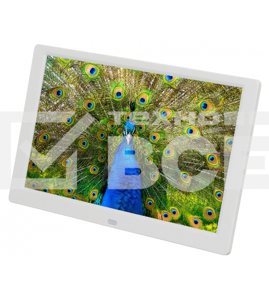 Фоторамка Digma 10.1' PF-1043 IPS 1280x800 белый пластик ПДУ Видео