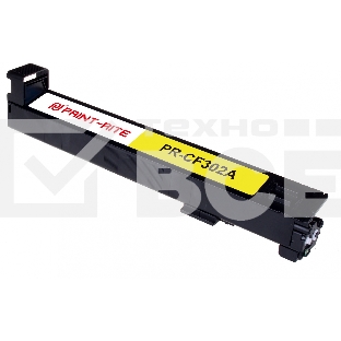Картридж лазерный Print-Rite TRHGM8YPRJ PR-CF302A CF302A желтый (30000стр.) для HP CLJ Ent M880