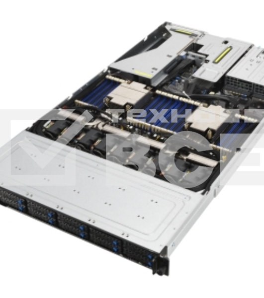 Серверная платформа ASUS RS700-E10-RS12U 3x SFF8643 + 6x SFF8654x8, 12x trays (12x NVMe/SAS/SATA), 2x 1600W, (361664)