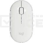 Мышь беспроводная Logitech Pebble M350 белый, 1000 dpi, радиоканал, Bluetooth, USB, кнопки - 3, фото5