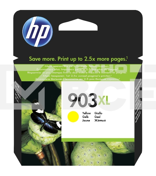Картридж струйный HP 903XL T6M11AE желтый для HP OJP 6960/6970 (825стр.)
