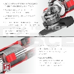 Угловая шлифовальная машина ЗУБР 115 мм, 800 Вт, компакт., фото4