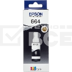 Чернила Epson 664 C13T664198 (аналог C13T66414A) черный 70мл для Epson L100, фото 1