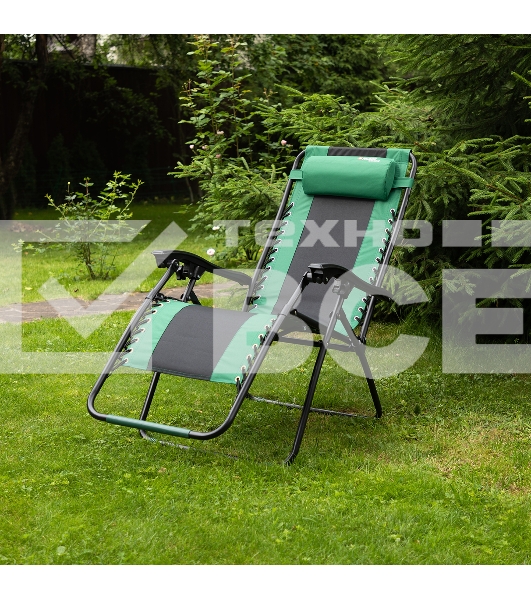 Кресло-шезлонг складное, многопозиционное 160х63,5х109 cм, Camping  Palisad