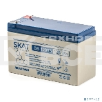 АКБ свинцово-кислотная SKAT SB 1209S тип AGM 12V 9Ач I зар. 2,6 А (ножевые клеммы) (8970), фото7