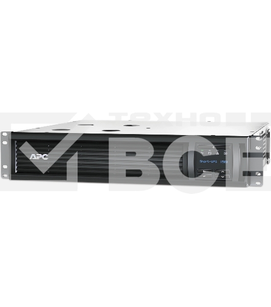 Источник бесперебойного питания APC Smart-UPS 1500VA/1000W, RM 2U, Line-Interactive, LCD, Out: 220-240V 4xC13 (2-Switched), SmartSlot, USB, SmartConnect, Black, 1 year warranty (REP: SMT1500RMI2U)